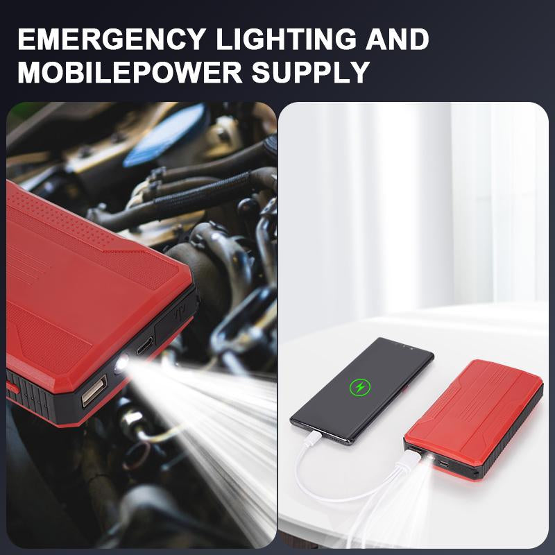 Tesla and Truck Portable Power Station 3000A Emergency Jump Starter, Weather Resistant Rescue Kit